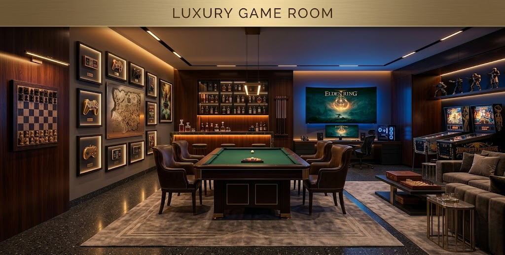 Luxury Game Room Designs That Match Modern Interior Aesthetics